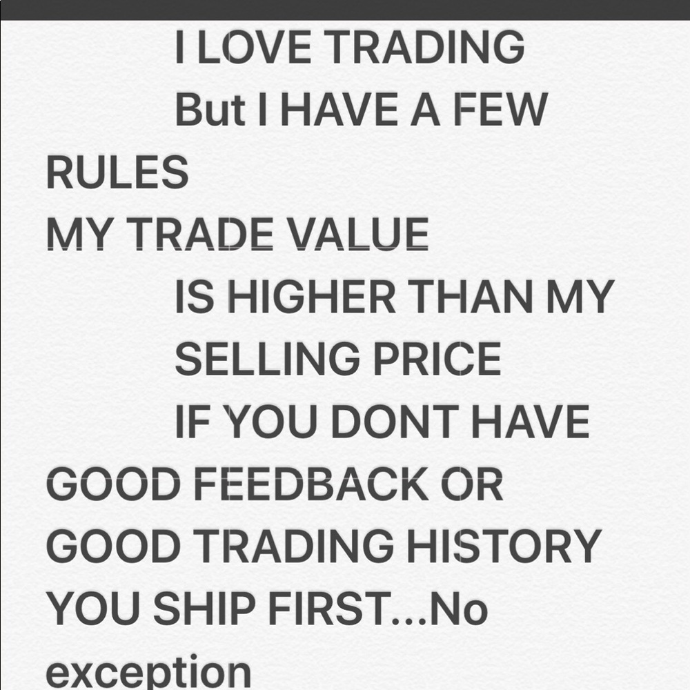 Trade rules